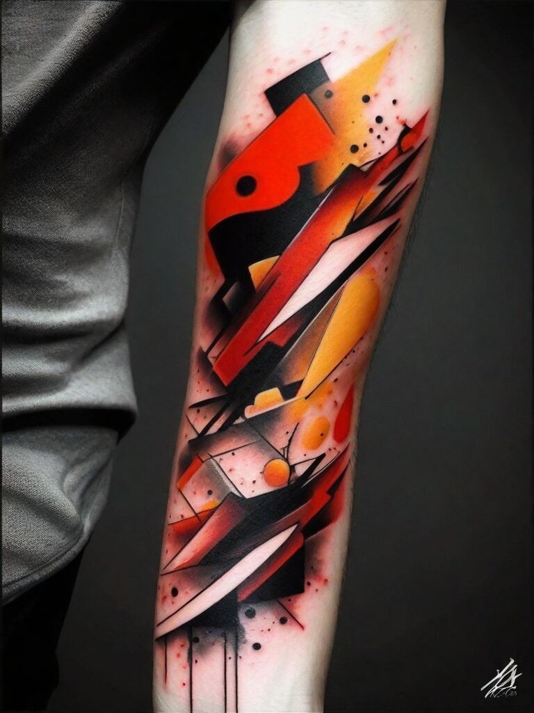 Abstract Art Tattoo