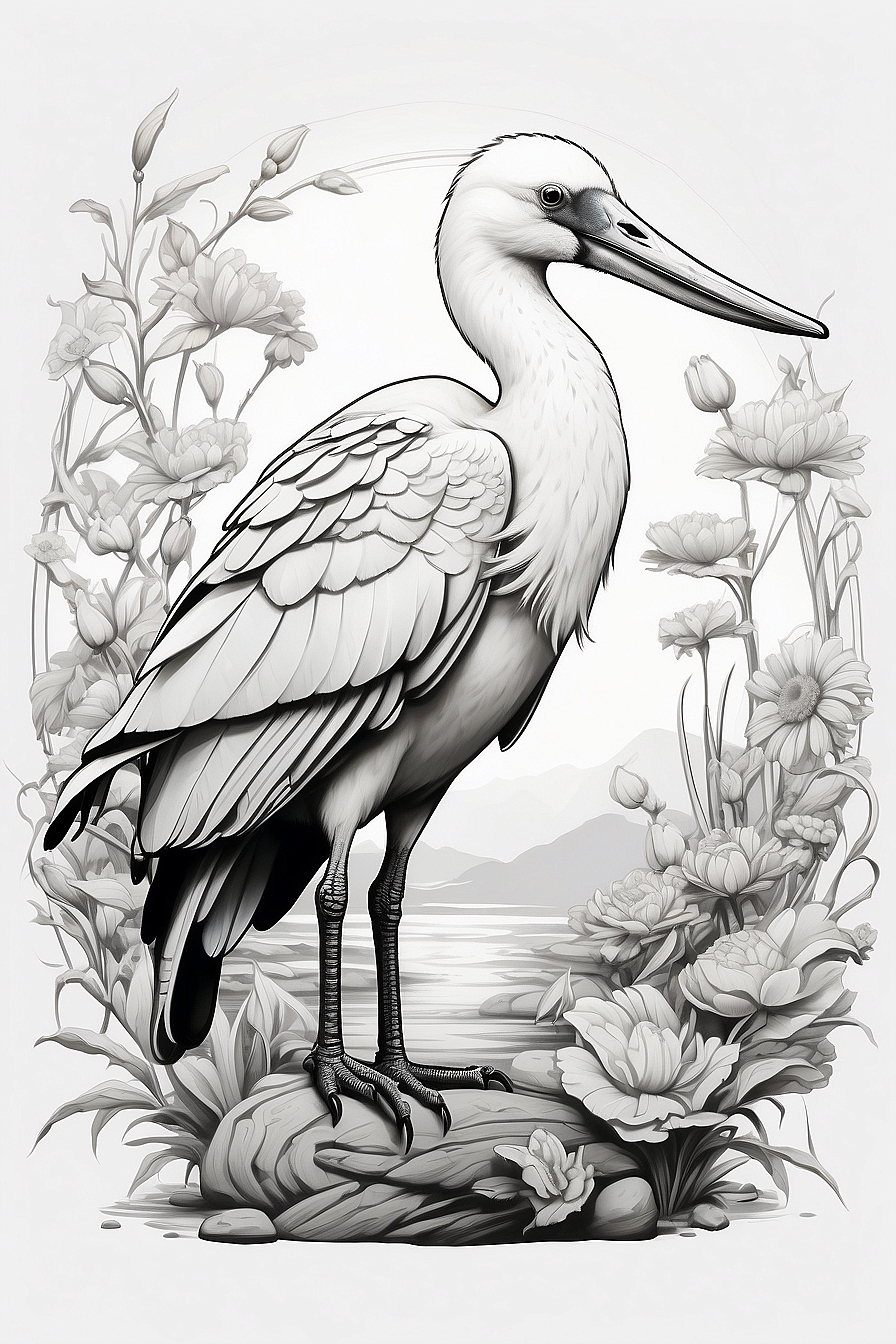 Creative Inspiration Ideas to Personalize Your Spoonbill Coloring Pages