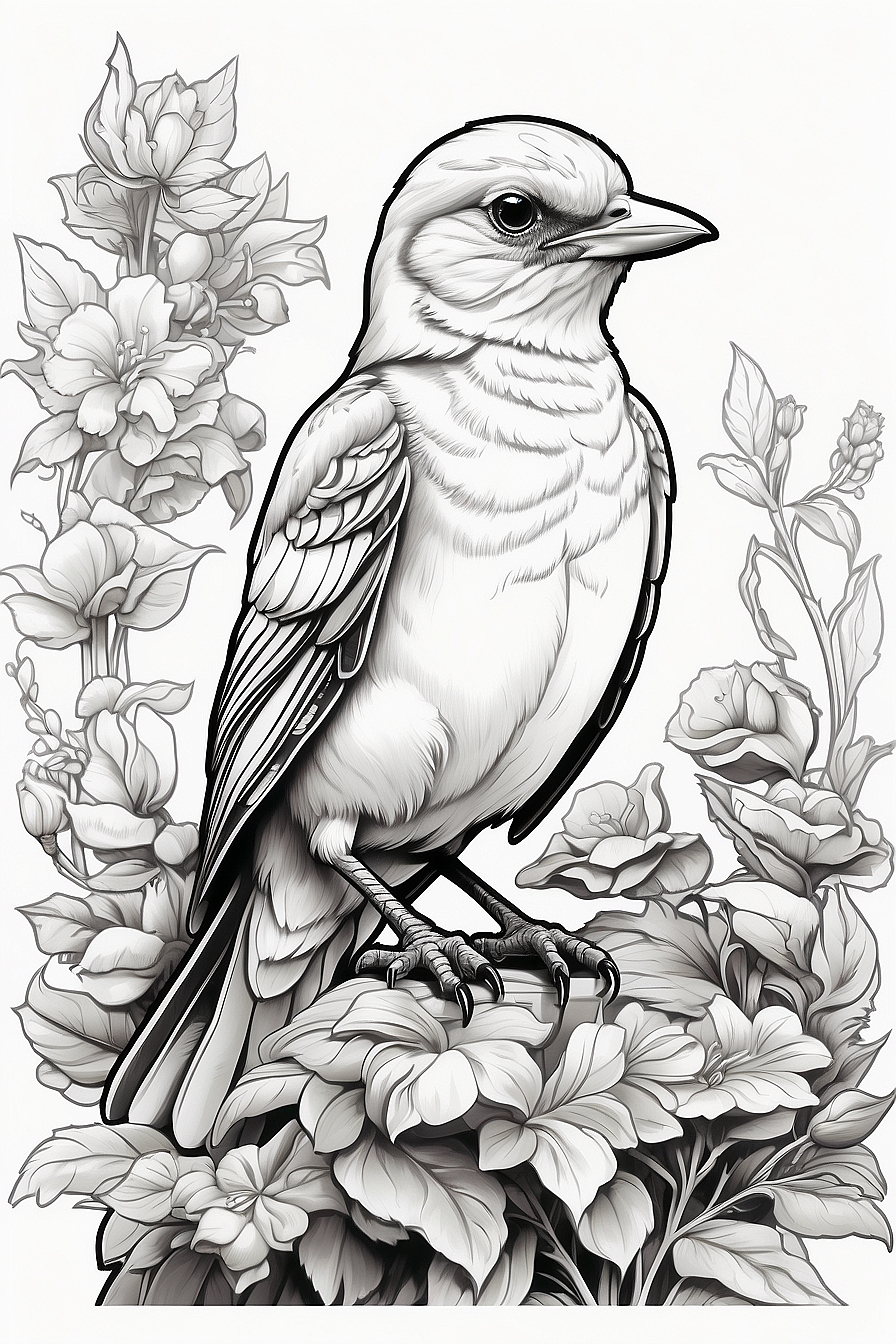 Encouraging Mindfulness with Nightingale Coloring Sheets