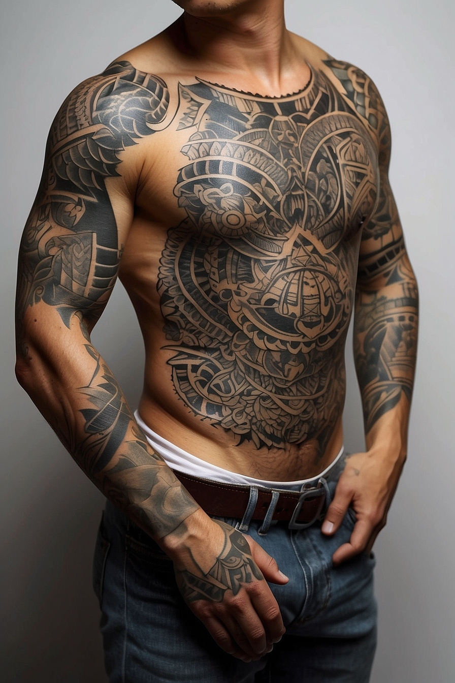 Full Hand Tattoo Designs for Men