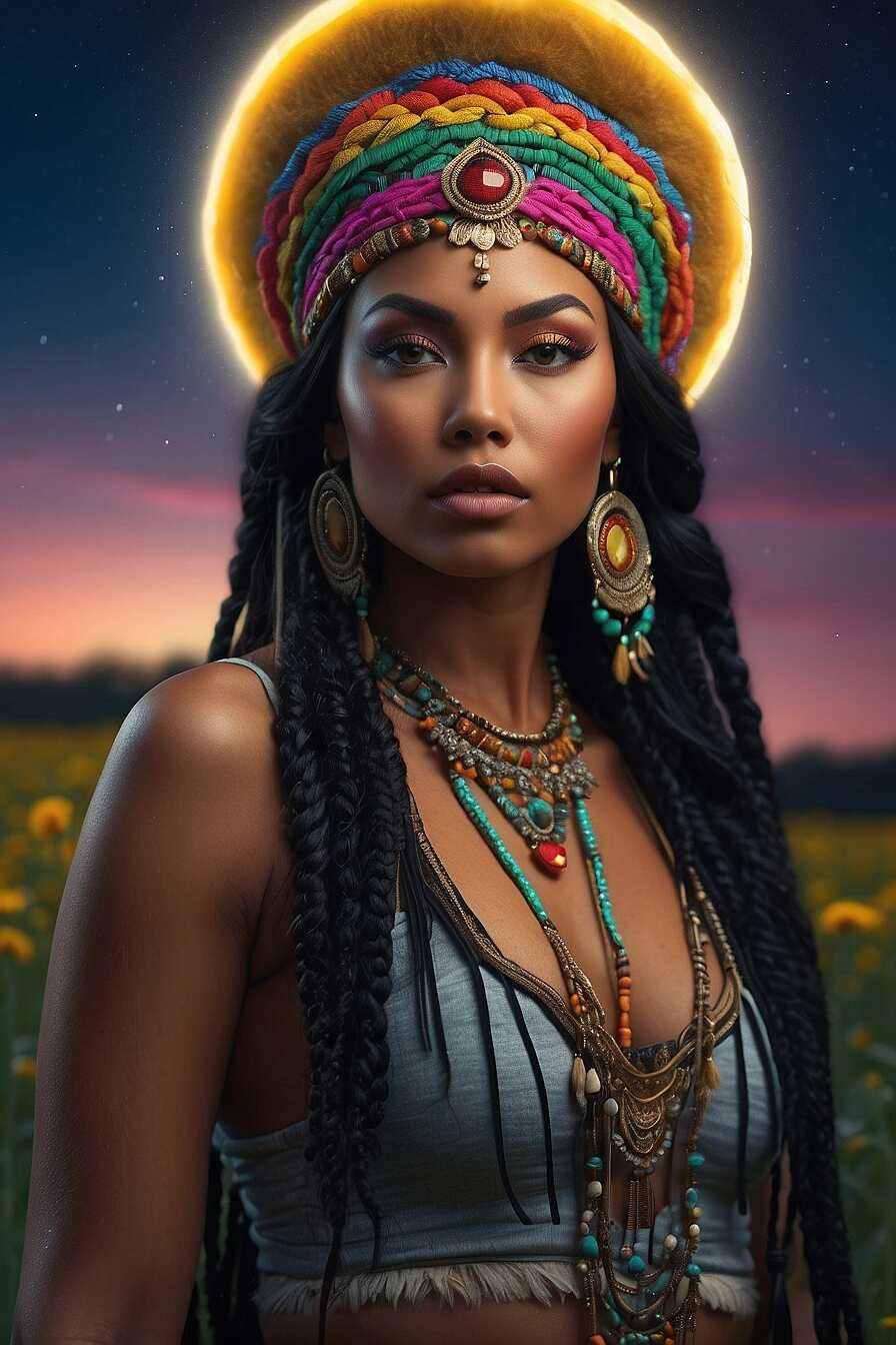 Gypsy Goddess Box Braids Inspiration and Styling Ideas