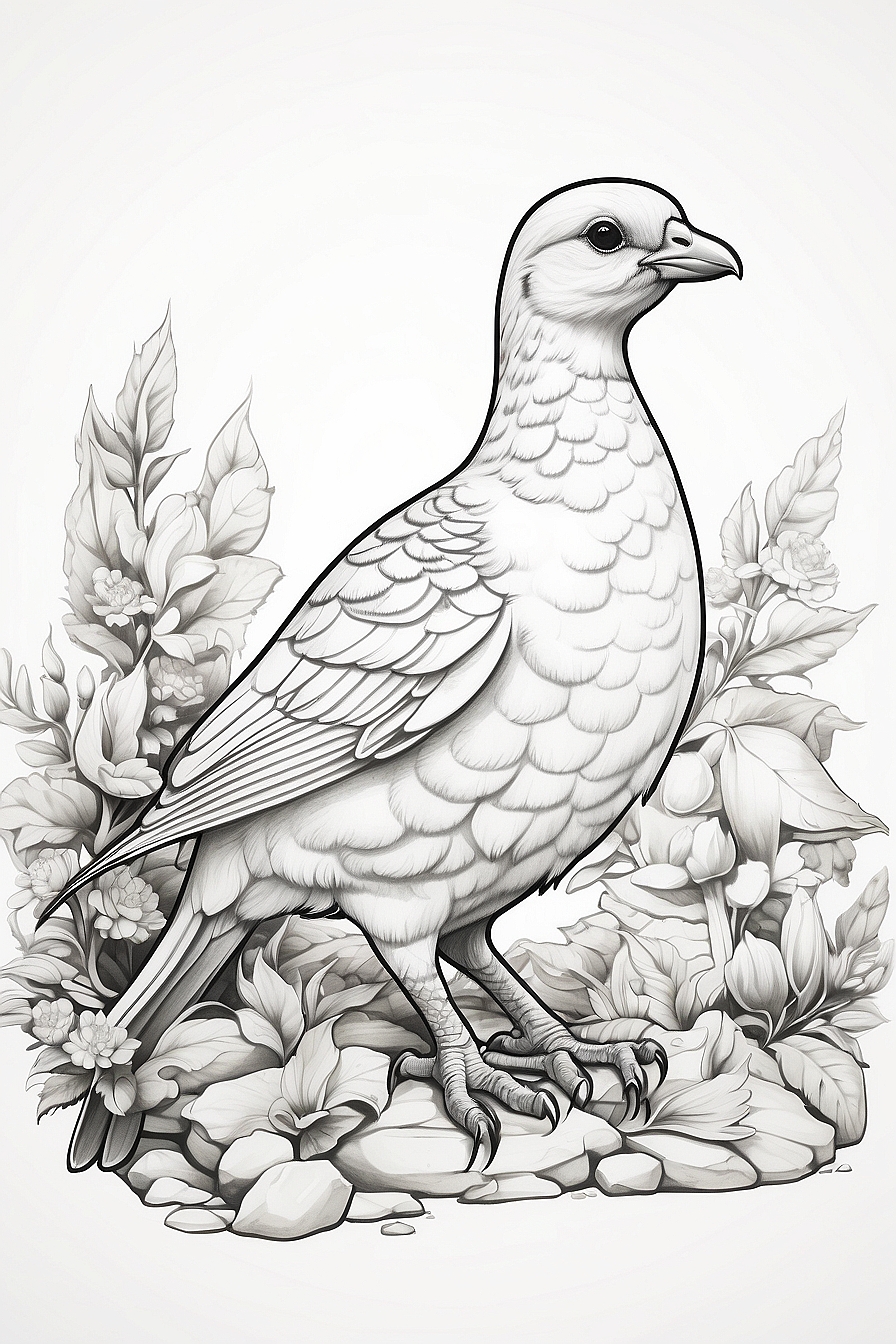 Inspiring Creativity with Different Ptarmigan Birds Poses