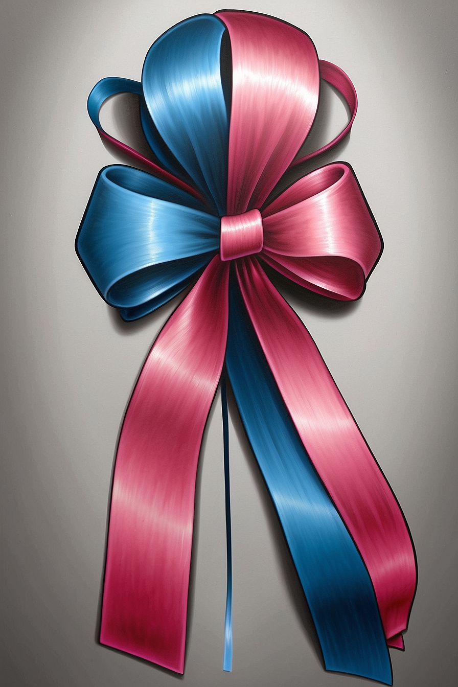 Pink and Blue Ribbon Tattoo Symbolism and Meaning