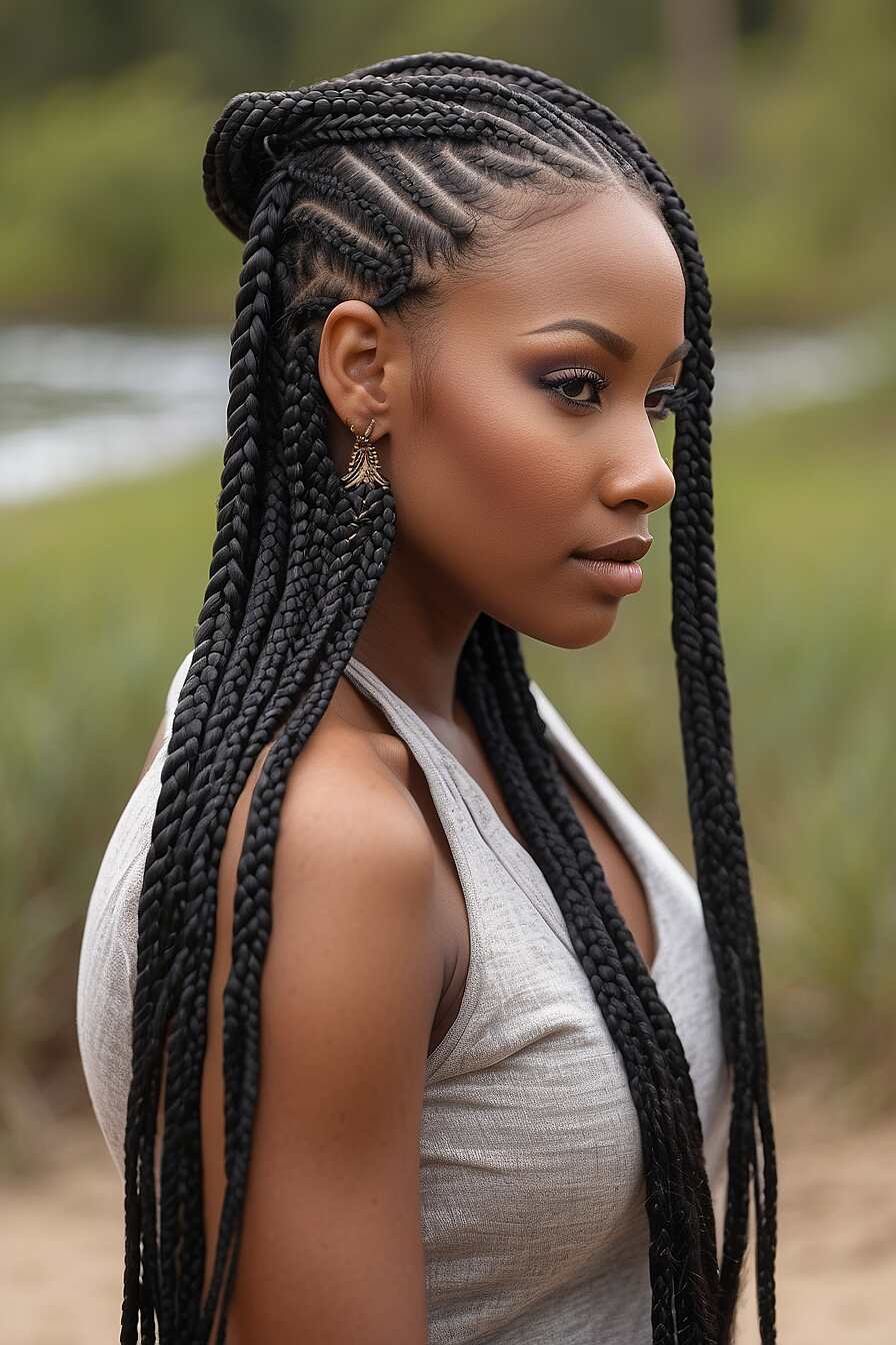 Straight Back Hairstyles Ideas