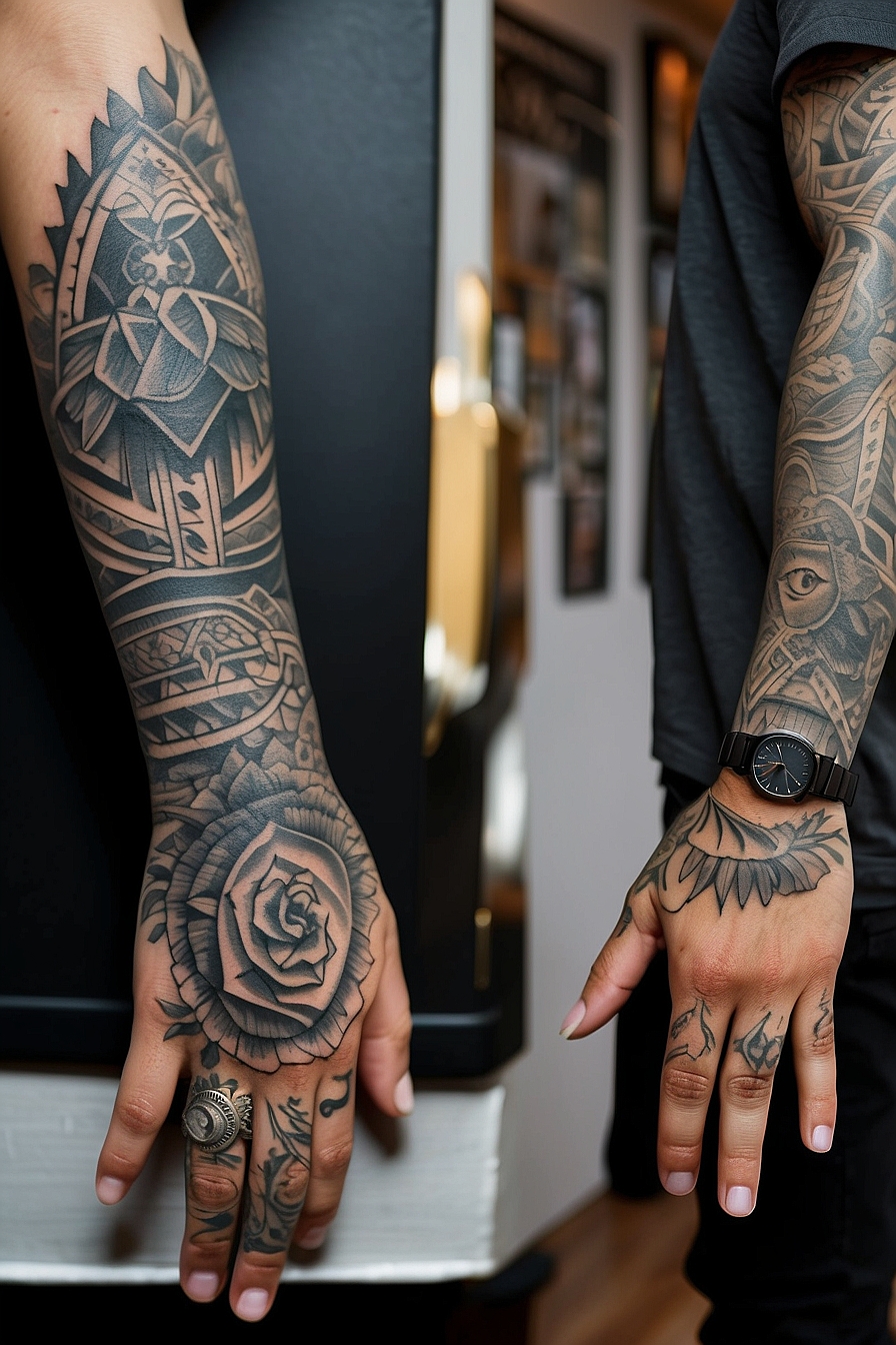 The Rising Popularity of Full Hand Tattoo Designs for Men