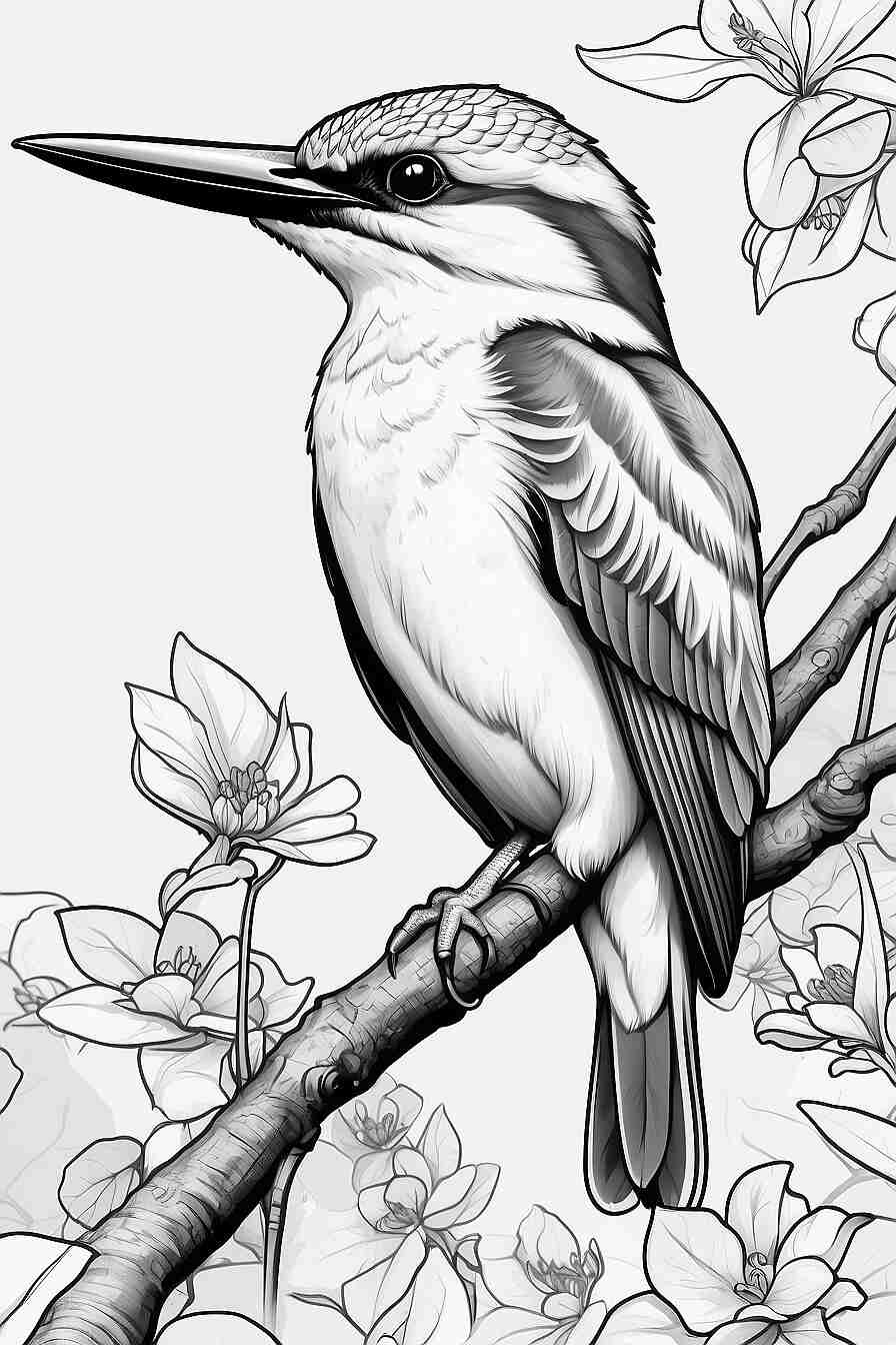 Tips for Coloring Kingfisher Coloring Pages