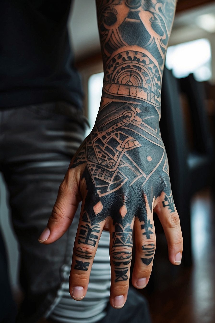 Understanding the Symbolism Behind Full Hand Tattoo Designs for Men