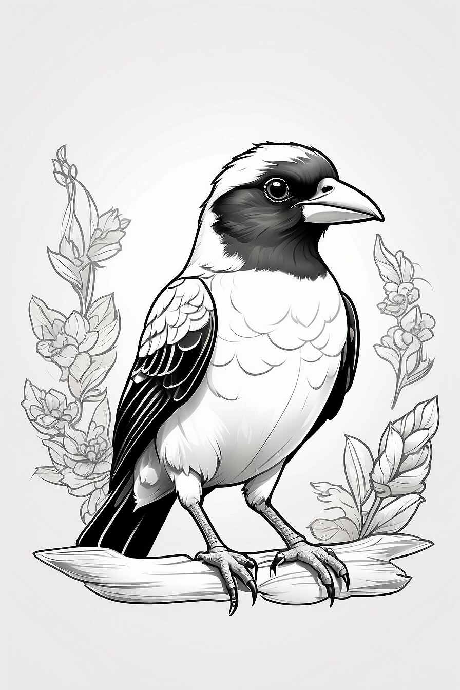 Unleash Your Creativity with Mynah Bird Coloring Pages