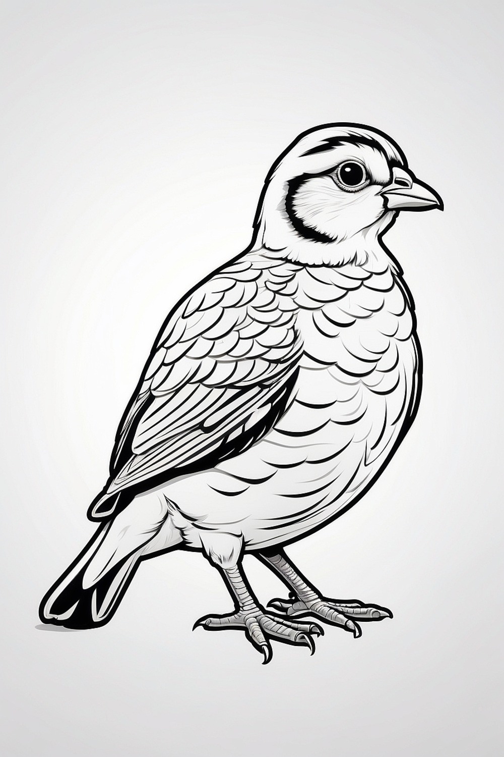 15 Beautiful Quails Coloring Pages for Kids