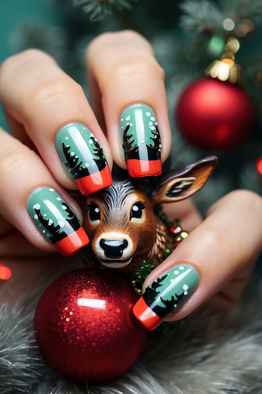 9 Easy DIY Christmas Nails Ideas to Get into the Holiday Spirit