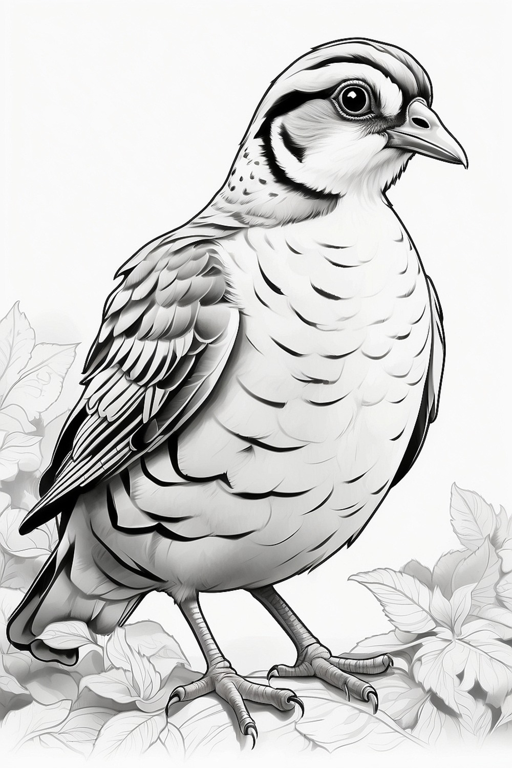 Discover the World of Quail through Coloring