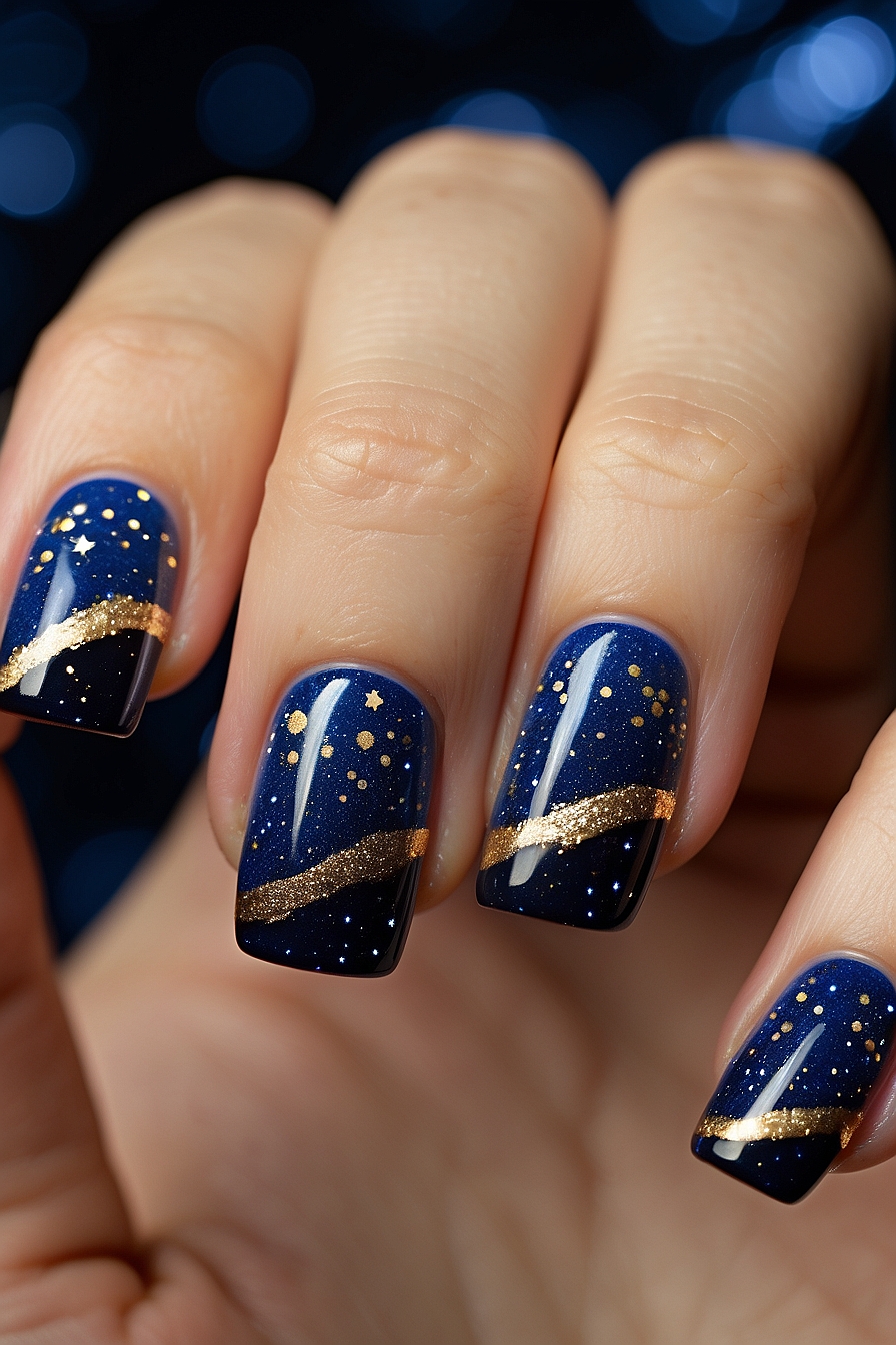 How to Achieve Starry Night Nails at Home