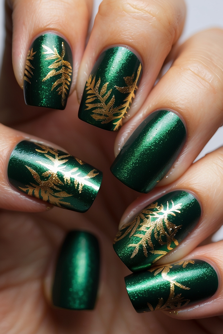 Leonardo Vision XL 10 Adorable Christmas Tree Nail Art Ideas 4