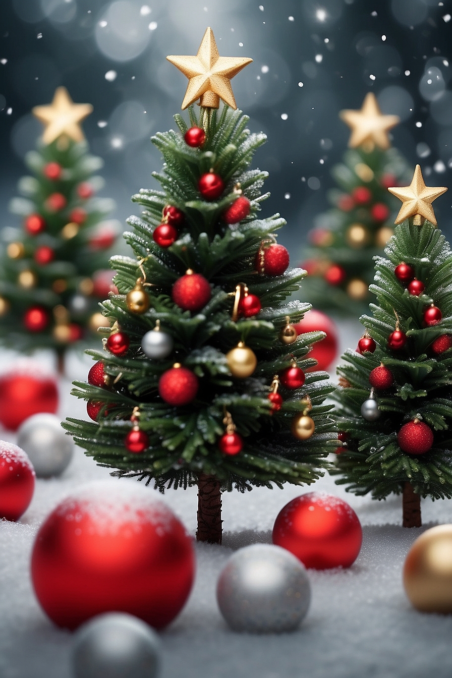 Leonardo Vision XL 10 Adorable Christmas Tree Nail Art Ideas 7