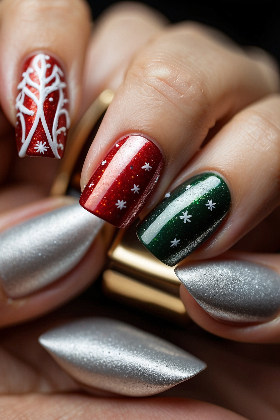 Leonardo Vision XL 10 Trendy Christmas Nail Designs to Try in 6