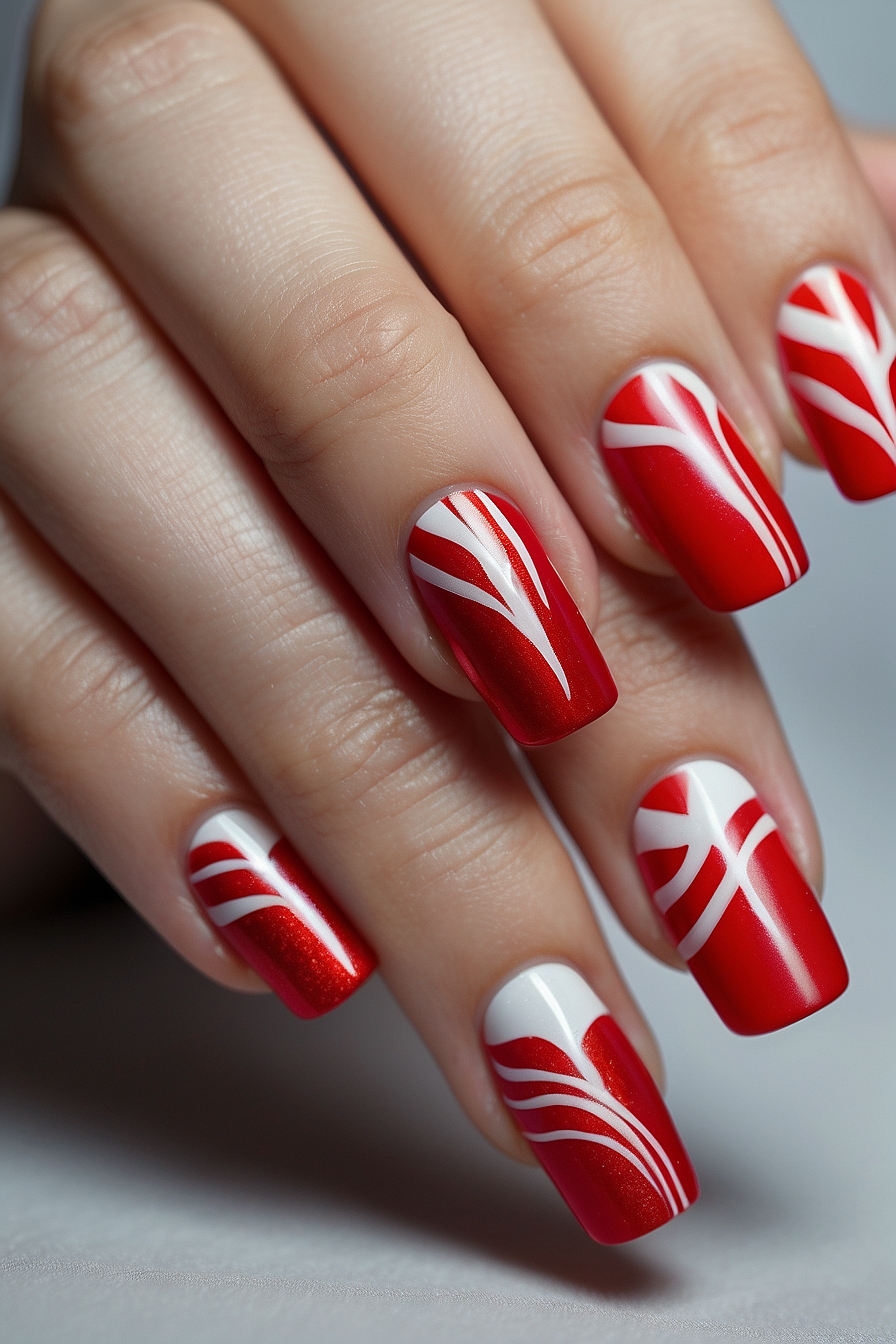 Leonardo Vision XL Achieve Festive Nails with Candy Cane Heart 5