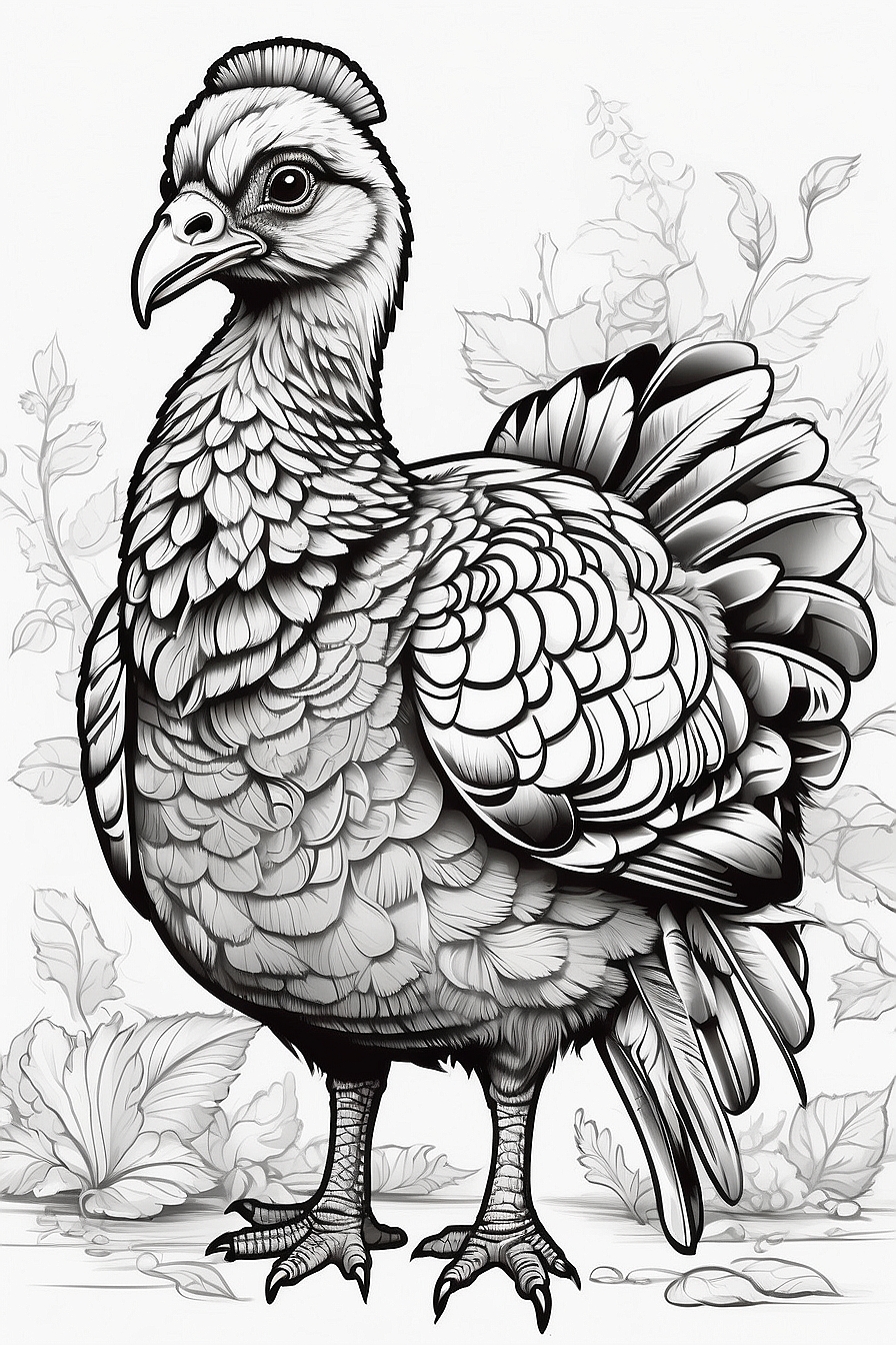 Thanksgiving Coloring Page