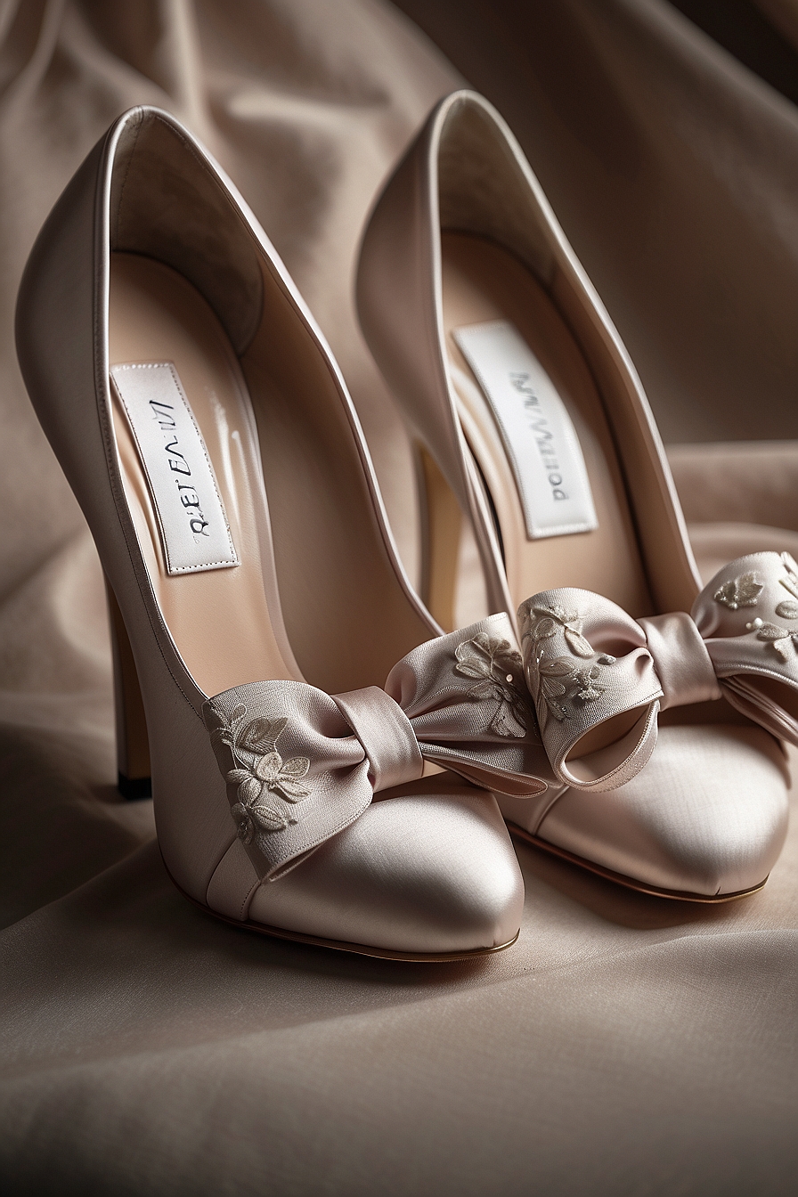 Leonardo Vision XL A pair of elegant heels adorned with delica 5