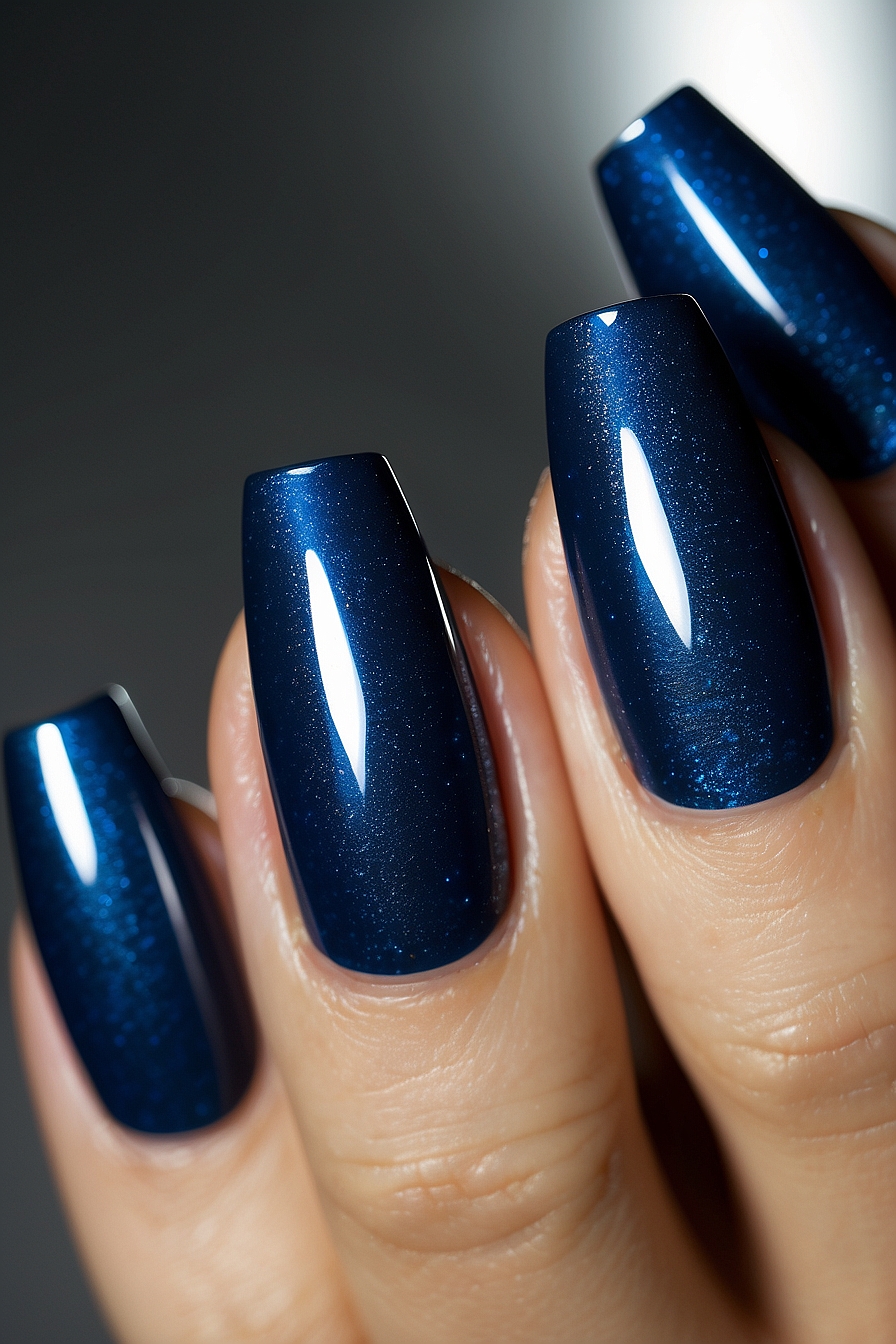 Leonardo Vision XL A stunning cobalt blue nail polish its vers 6