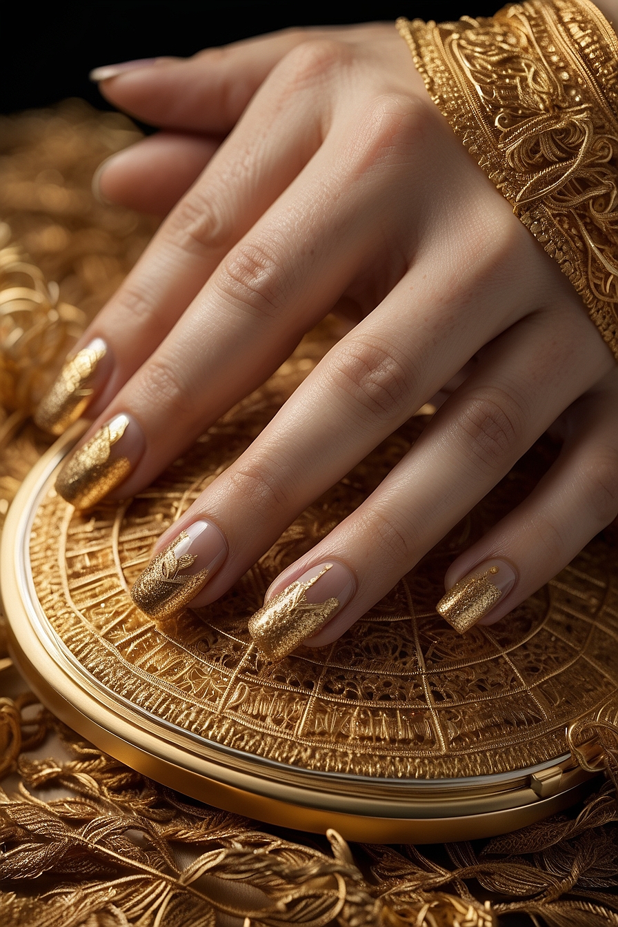Leonardo Vision XL Elevate Your Manicure Game with Golden Knit 5