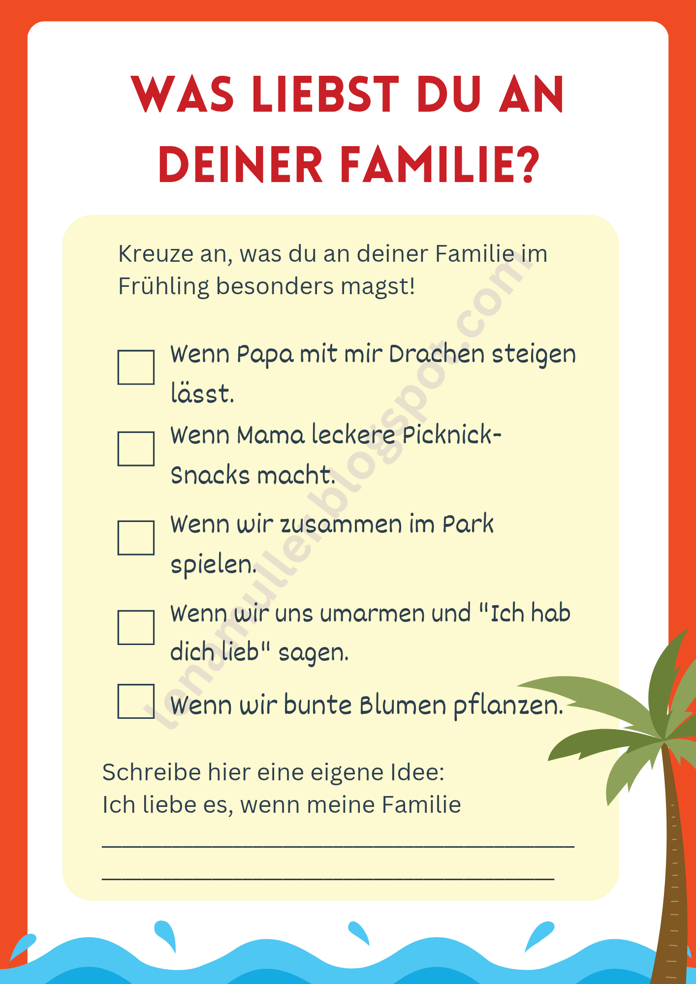 was liebst du an deiner familie